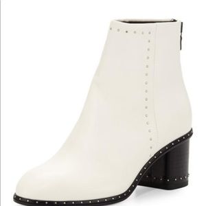 Rag and Bone “ White Willow “ stud booties